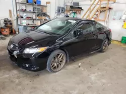 Salvage cars for sale at Ham Lake, MN auction: 2012 Honda Civic SI