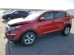 Salvage cars for sale at Grand Prairie, TX auction: 2012 KIA Sportage Base