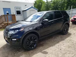 Salvage cars for sale from Copart Lyman, ME: 2017 Land Rover Discovery Sport HSE