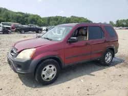 Salvage cars for sale from Copart Windsor, NJ: 2005 Honda CR-V LX