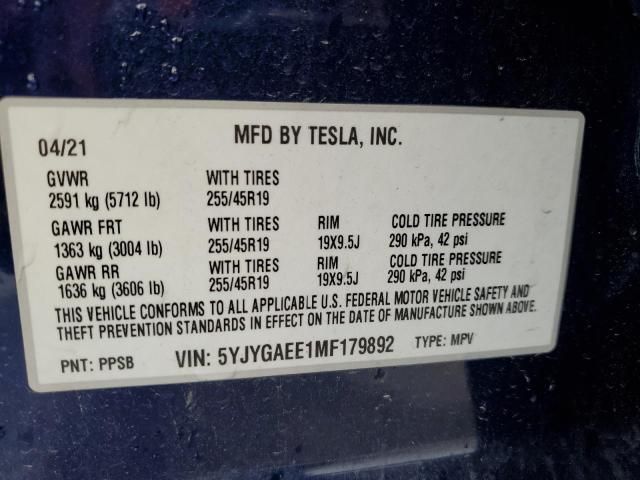 2021 Tesla Model Y