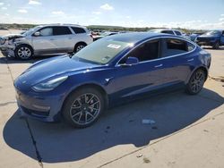 2019 Tesla Model 3 en venta en Grand Prairie, TX