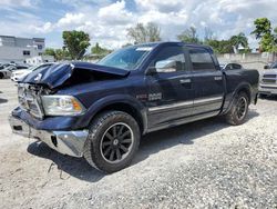 Salvage trucks for sale at Opa Locka, FL auction: 2015 Dodge 1500 Laramie