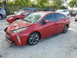 Salvage cars for sale at Cicero, IN auction: 2022 Toyota Prius Night Shade