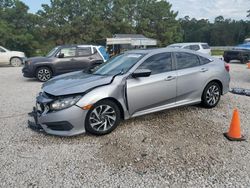 Salvage cars for sale at Houston, TX auction: 2016 Honda Civic EX