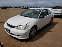 Honda salvage cars for sale: 2005 Honda Civic LX