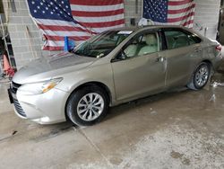 Salvage cars for sale at Columbia, MO auction: 2015 Toyota Camry LE