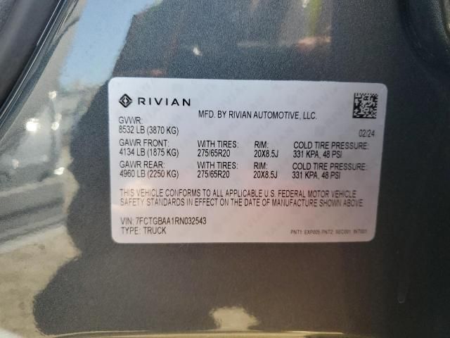 2024 Rivian R1T Adventure