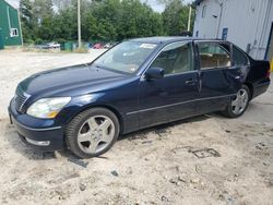 Salvage cars for sale at Candia, NH auction: 2005 Lexus LS 430