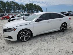 Salvage cars for sale at Loganville, GA auction: 2022 Honda Accord Sport SE