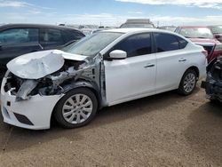 Nissan salvage cars for sale: 2016 Nissan Sentra S