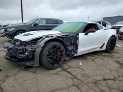 Chevrolet Corvette salvage cars for sale: 2017 Chevrolet Corvette Grand Sport 1LT