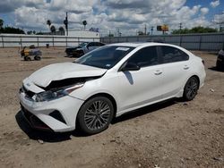 Salvage cars for sale at Mercedes, TX auction: 2022 KIA Forte GT Line