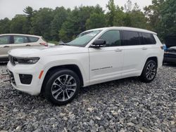 Jeep salvage cars for sale: 2021 Jeep Grand Cherokee L Overland