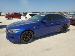 Salvage cars for sale at San Antonio, TX auction: 2018 BMW M5