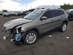 Salvage cars for sale at Denver, CO auction: 2019 Jeep Cherokee Latitude