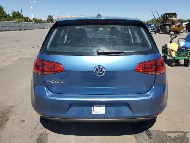 2016 Volkswagen E-GOLF SE