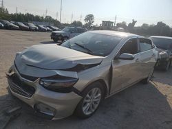 Chevrolet Vehiculos salvage en venta: 2016 Chevrolet Malibu LT