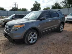 Vehiculos salvage en venta de Copart Oklahoma City, OK: 2014 Ford Explorer Limited