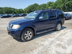 Salvage cars for sale at North Billerica, MA auction: 2008 Nissan Pathfinder S