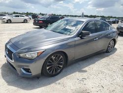 Salvage cars for sale at Arcadia, FL auction: 2019 Infiniti Q50 Luxe