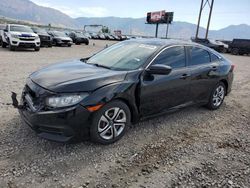 Salvage cars for sale at Farr West, UT auction: 2018 Honda Civic LX