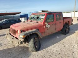 Salvage cars for sale from Copart Andrews, TX: 2020 Jeep Gladiator Sport