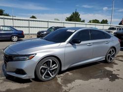 Vehiculos salvage en venta de Copart Littleton, CO: 2021 Honda Accord Sport