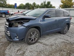 Toyota Highlander se salvage cars for sale: 2017 Toyota Highlander SE