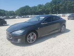 Salvage cars for sale at North Billerica, MA auction: 2014 Tesla Model S