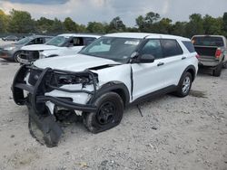 Salvage cars for sale at Madisonville, TN auction: 2021 Ford Explorer Police Interceptor