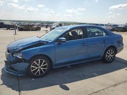 Volkswagen salvage cars for sale: 2017 Volkswagen Jetta SE