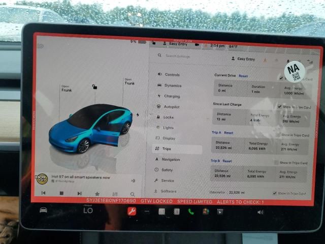 2022 Tesla Model 3