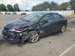 Salvage cars for sale at Moraine, OH auction: 2017 Chevrolet Cruze LT