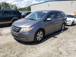 Salvage cars for sale at Spartanburg, SC auction: 2014 Honda Odyssey EX