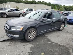 Salvage cars for sale at Exeter, RI auction: 2013 Volkswagen Passat SEL