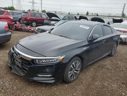 Salvage cars for sale from Copart Elgin, IL: 2019 Honda Accord Hybrid EXL