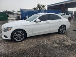 Salvage cars for sale at Riverview, FL auction: 2016 Mercedes-Benz C300