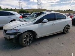 Salvage cars for sale at Littleton, CO auction: 2013 Honda Civic SI