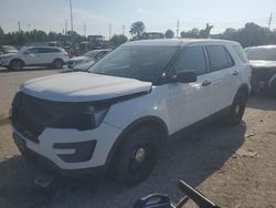 Ford salvage cars for sale: 2016 Ford Explorer Police Interceptor