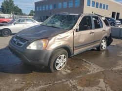 Salvage cars for sale at Littleton, CO auction: 2002 Honda CR-V EX