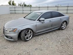 Salvage cars for sale at Appleton, WI auction: 2015 Audi A6 Premium Plus