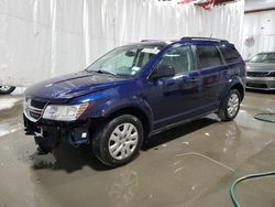 Salvage cars for sale at Albany, NY auction: 2017 Dodge Journey SE