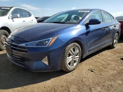 Salvage cars for sale at Brighton, CO auction: 2020 Hyundai Elantra SEL