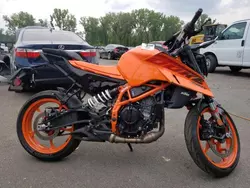 Salvage motorcycles for sale at New Britain, CT auction: 2024 KTM 390 Duke