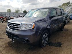 Salvage cars for sale at Elgin, IL auction: 2015 Honda Pilot SE