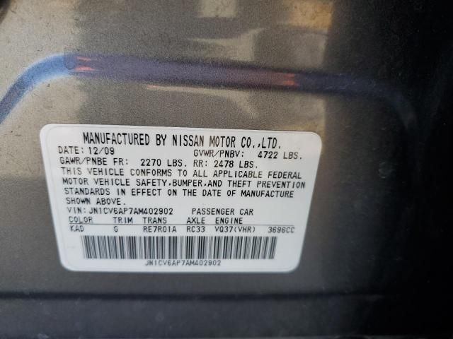 2010 Infiniti G37 Base