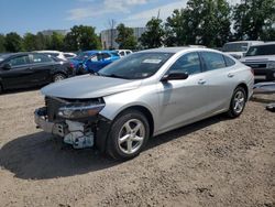 Chevrolet salvage cars for sale: 2018 Chevrolet Malibu LS