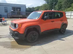 Jeep salvage cars for sale: 2018 Jeep Renegade Sport