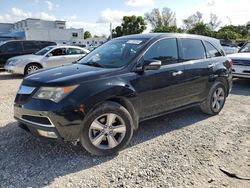 Acura salvage cars for sale: 2011 Acura MDX Technology